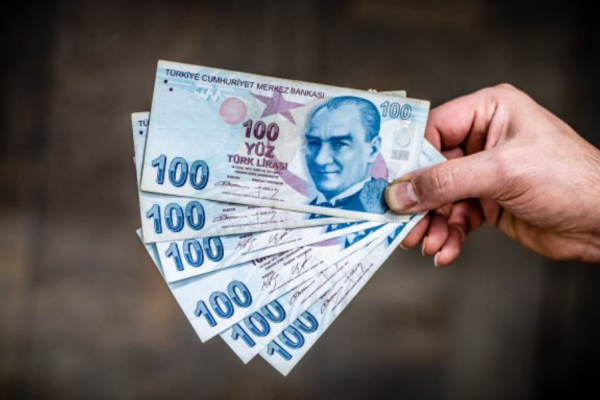 Lira turca corta su derrumbe con una subida récord del 50%