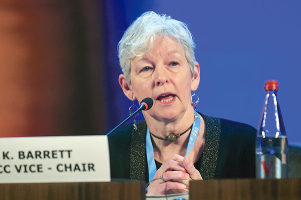 Ko Barret, experta de la ONU: "Más gente se interesa por los cambios del clima”