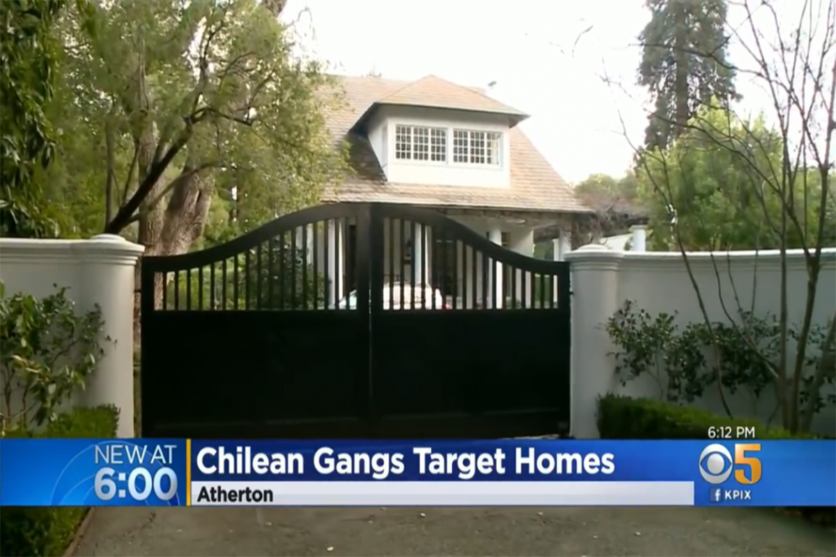 <p>Alerta de ladrones chilenos en uno de los pueblos más ricos de California </p>