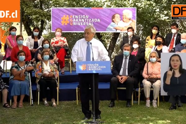 <p>Ahora en DF | Presidente Piñera anuncia inicio de pagos PGU</p>
