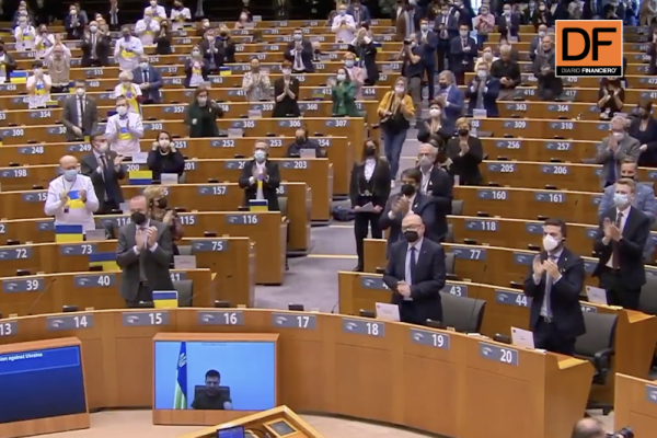 <p>Ahora en DF | Zelenski ofrece discurso ante el Parlamento Europeo</p>