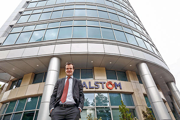 <p>Denis Girault, director general de Alstom para Chile.</p>