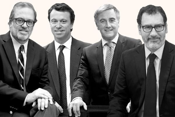 <p>Alejandro Álvarez, socio fundador y colíder del área de Derecho Corporativo de BMAJ. Octavio Bofill, socio fundador y colíder del área de Derecho Corporativo de BMAJ. Pablo Mir, socio fundador y líder de las áreas de Minería, Recursos Naturales y Energía. Andrés Jana, socio fundador a cargo del grupo de Litigios y Arbitrajes en BMAJ.</p>