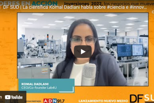 <p>Lanzamiento DF SUD | Los próximos desafíos en ciencia e innovación según la mirada de la científica Komal Dadlani</p>