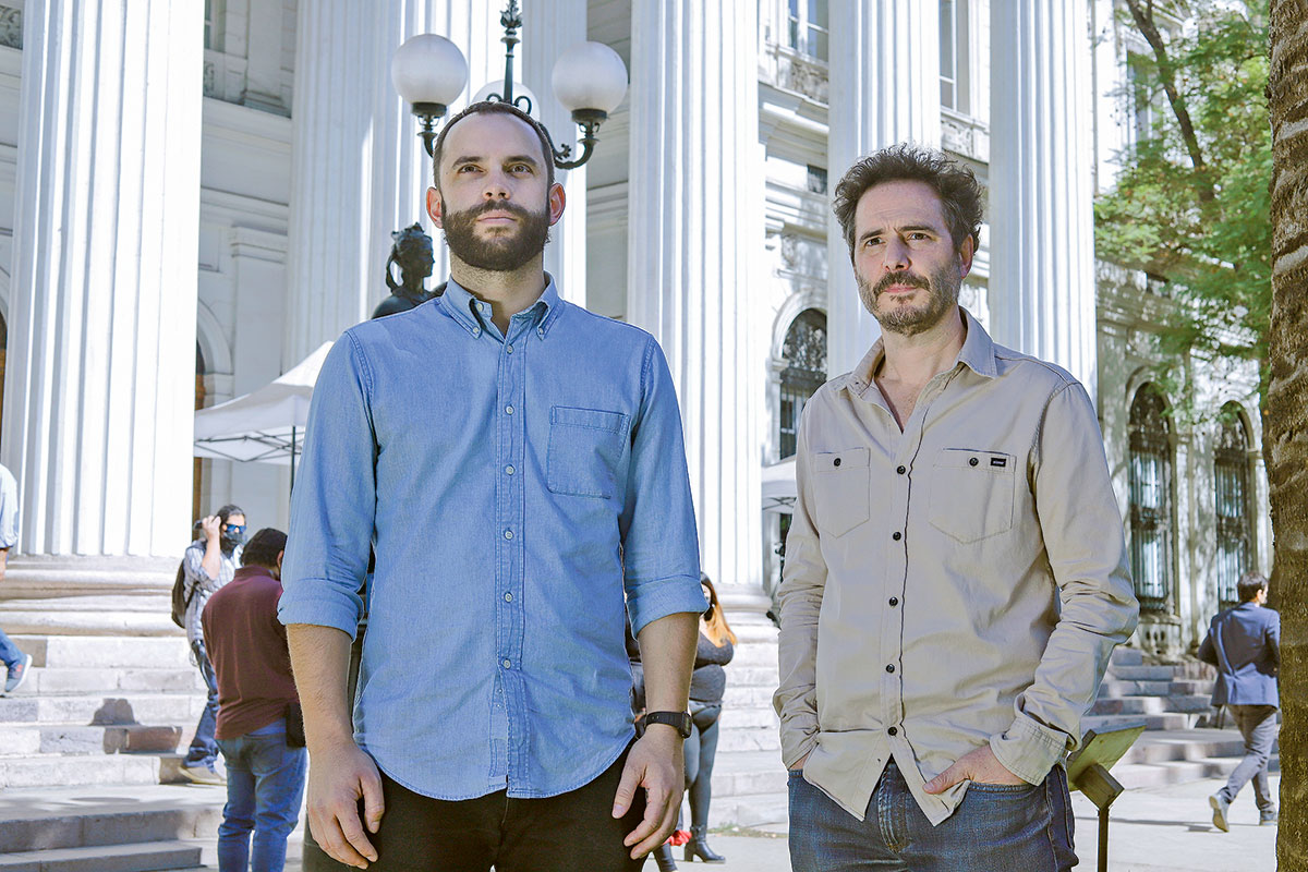<p>Ricardo Montero y Hernán Larraín en la semana clave del acuerdo de Sistema Político en la Convención</p>
