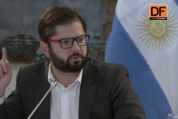 <p>Ahora en DF | Boric encabeza encuentro público privado Argentina-Chile con más de 50 empresarios</p>