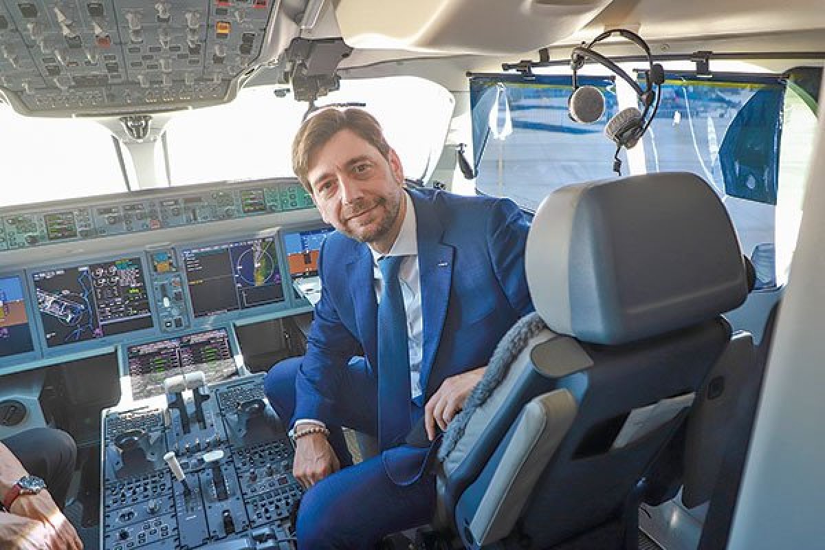 <p>Arturo Barreira, presidente de Airbus para América Latina y el Caribe. Foto: Julio Castro</p>