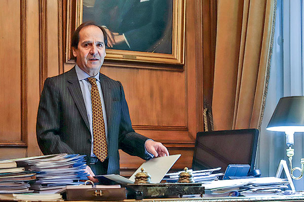 <p>El presidente de la Bolsa de Comercio de Santiago, Juan Andrés Camus. Foto: Archivo</p>