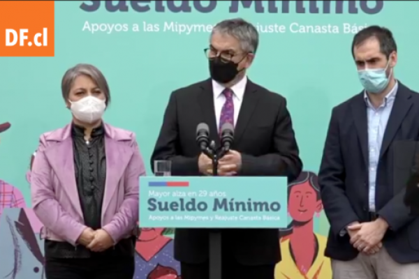 <p>Ahora en DF | Gobierno promulga Ley que reajusta sueldo mínimo de forma progresiva</p>