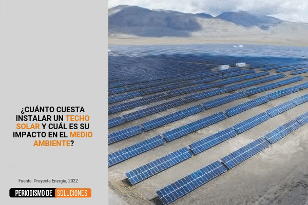 <p>El periodista Pablo Tapia instaló una planta solar en el techo de su casa. Foto: Julio Castro</p>