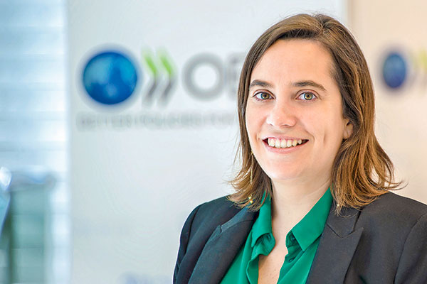 <p>La economista para Chile de la OCDE, Paula Garda.</p>