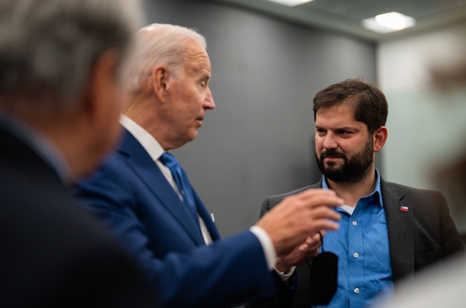<p>Inflación, paraísos fiscales y migración: los ejes de la conversación entre Gabriel Boric y Joe Biden</p>