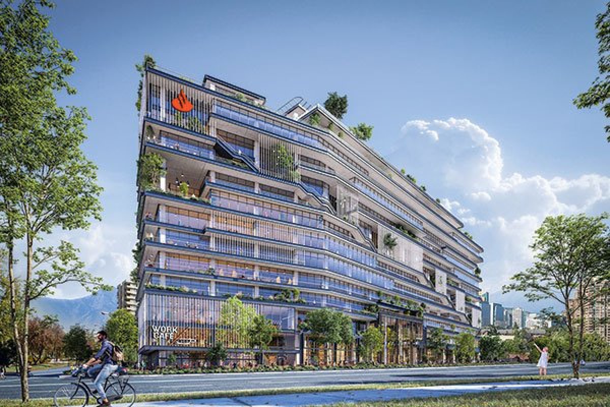 <p>Santander se mudará a nuevo edificio corporativo en Las Condes</p>