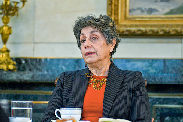 <p>La presidenta de BancoEstado, Jessica López. Foto: Agencia Uno </p>