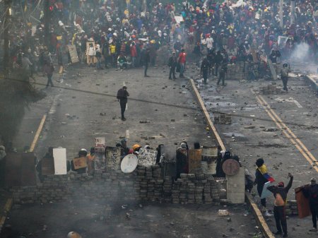 Producción de crudo en Ecuador se ve afectada por continuas protestas de indígenas