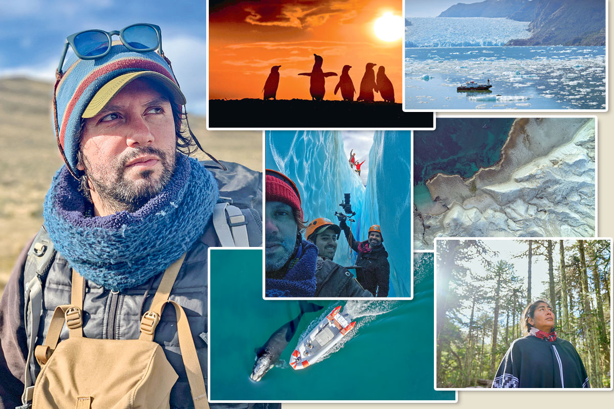 <p>René Araneda, el director de la nueva serie sobre la Patagonia que llega a CNN</p>