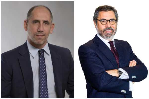 <p>A la izquierda, Miguel Mata, y a la derecha, Román Blanco.</p>