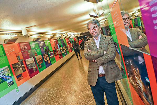 <p> Guillermo Muñoz, presidente de Metro. Foto: Julio Castro</p>