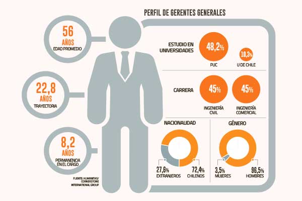 Zoom a los gerentes generales del IPSA: sube la edad de nombramiento y solo hay una mujer