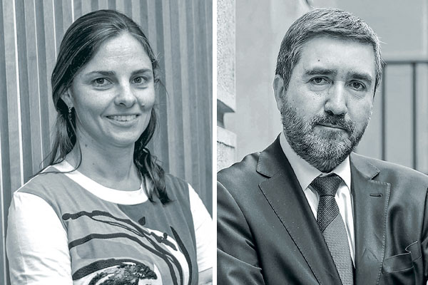 <p>Cecilia Valdés, nueva presidenta ejecutiva de la Asociación de Casinos. Juan Sebastián Araya, nuevo gerente general del gremio.</p>