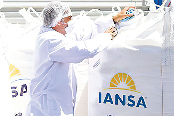 Recuperación en precio del azúcar y pasta de tomate impulsó ingresos de Iansa en primer semestre