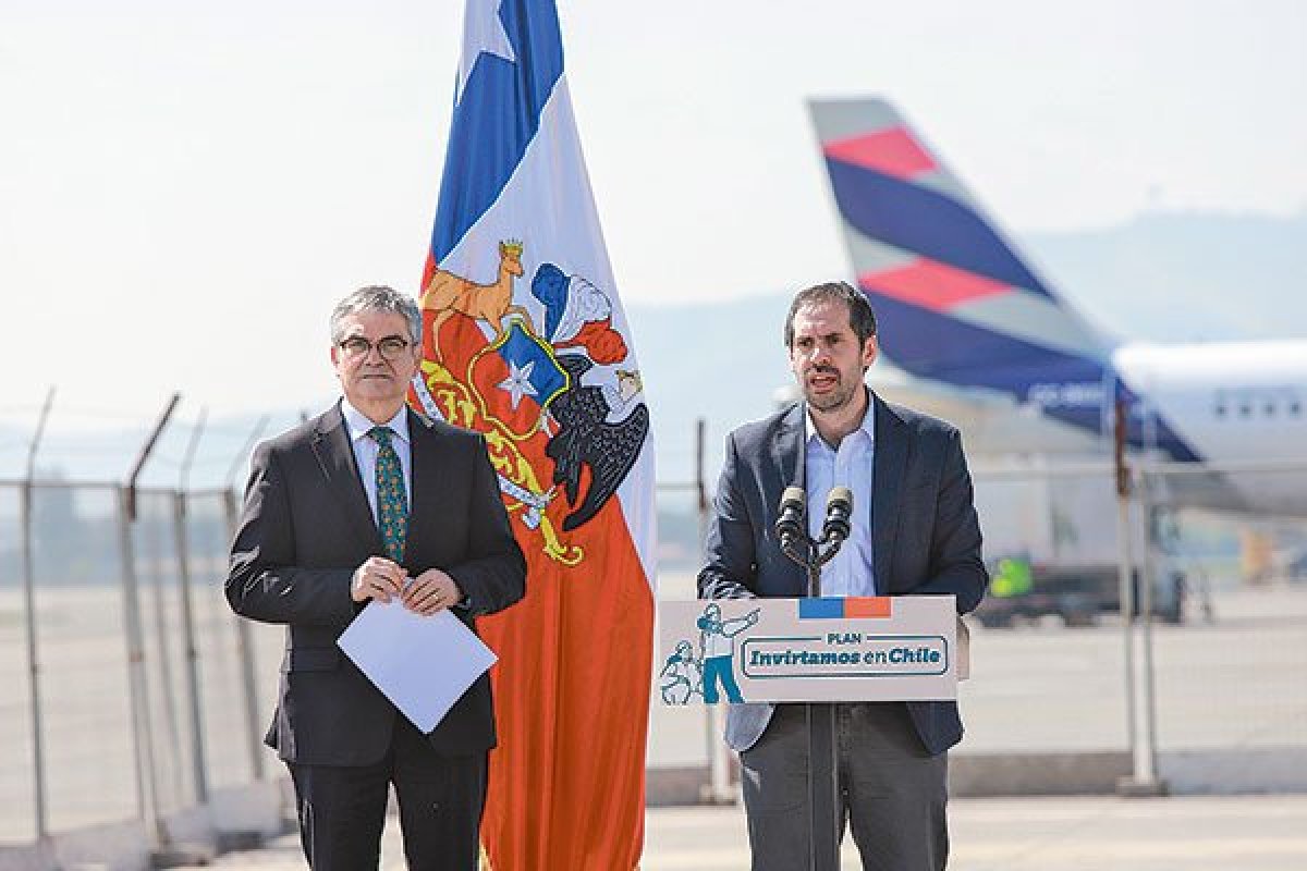 <p>Los ministros Marcel y Grau en el marco de la presentación de la agenda proinversión. Foto: Julio Castro</p>