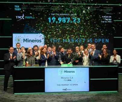 Colombiana Mineros toca la campana en la Bolsa de Valores de Toronto y abre mercado accionario
