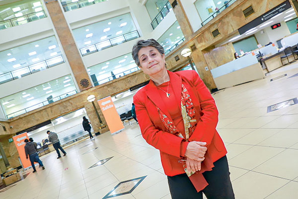 <p>La presidenta de BancoEstado, Jessica López. Foto: Julio Castro</p>