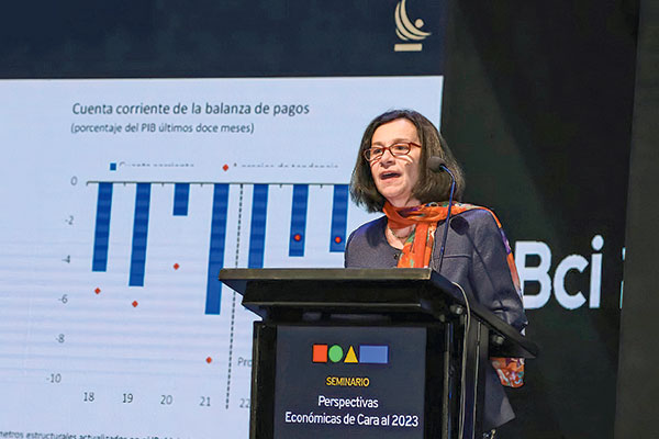 <p>Presidenta del Banco Central dice que “estamos entrando en un proceso de recesión” y prevé que inflación cierre el año “algo por debajo” de 13%</p>