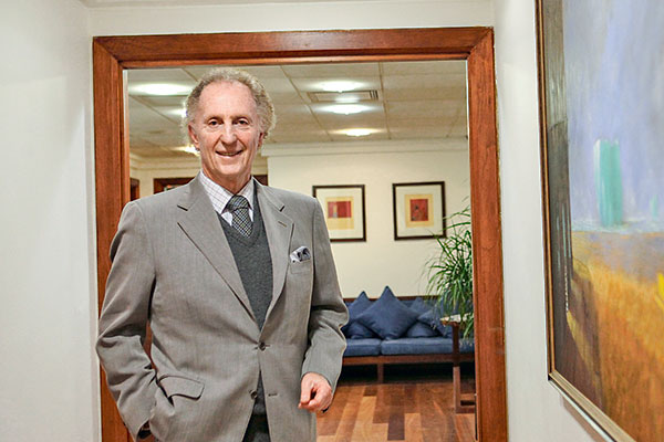 <p>Víctor Moller, fundador de Hortifrut. Foto: Julio Castro</p>