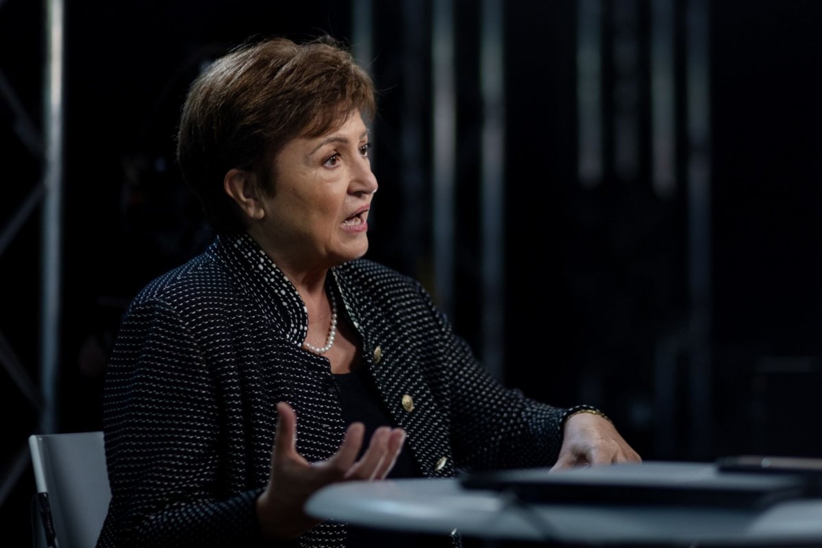 <p>La inflación mundial podría estar cerca de su máximo, según Georgieva del FMI</p>