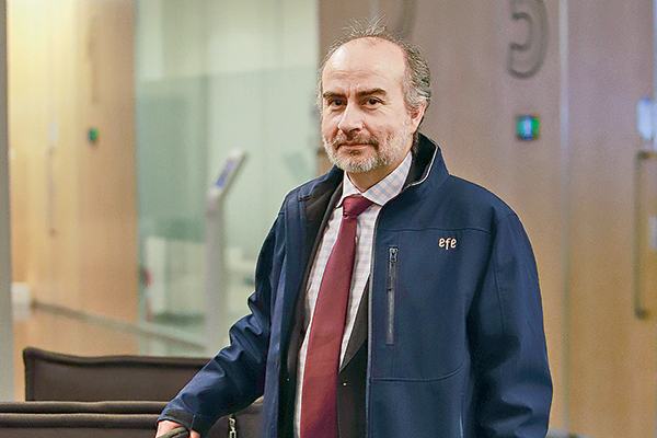 <p>Eric Martin, presidente del directorio de EFE. Foto: Julio Castro</p>