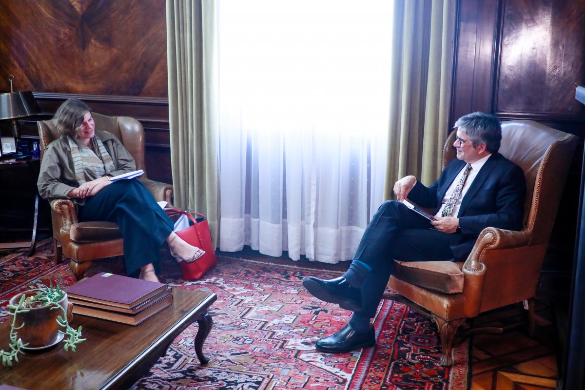 <p>Mario Marcel y Mariana Mazzucato se encuentran otra vez: esta vez por Zoom</p>