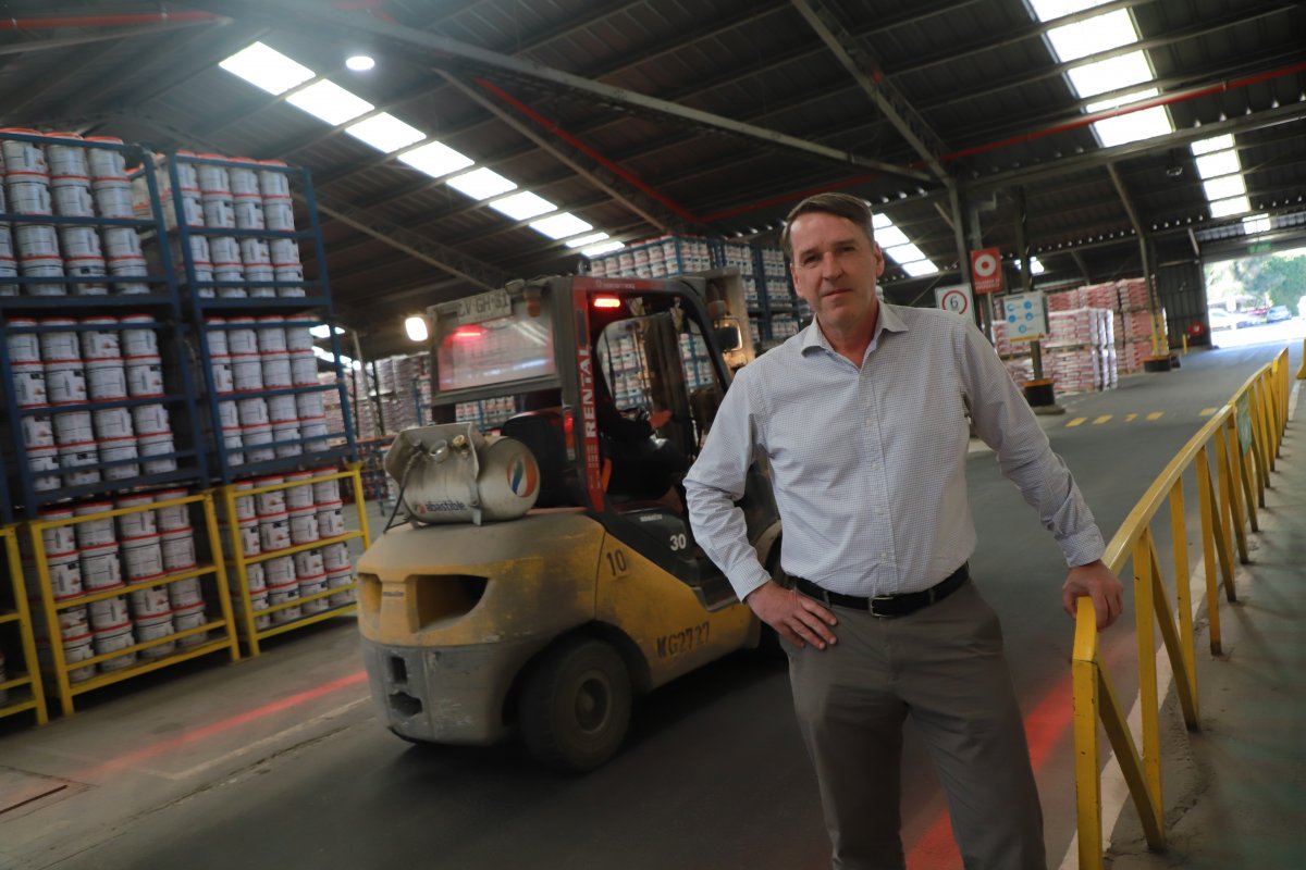 <p>Murilo Brotherhood, presidente de Henkel Chile. Foto: Julio Castro.</p>