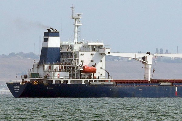 Ocho barcos con productos agrícolas salieron de Ucrania este martes y hay 80 esperando por autorización