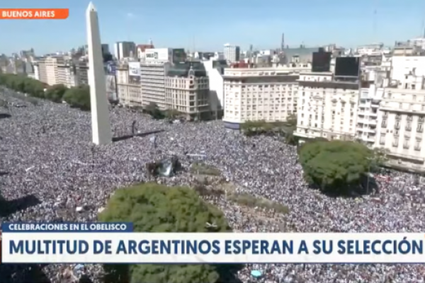 Ahora en DF | Sigue en vivo a la Selección de Argentina en el Obelisco