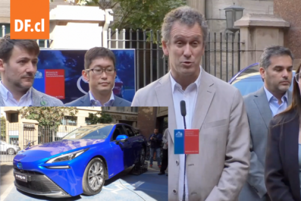<p>Ahora en DF | Gobierno presenta auto a batería de hidrógeno homologado en Chile</p>