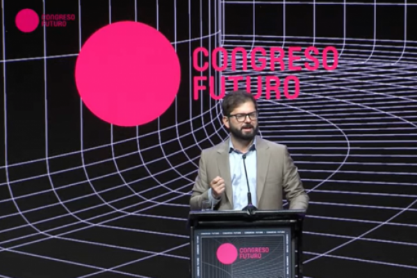 <p>Ahora en DF | Presidente Gabriel Boric inaugura el Congreso Futuro 2023</p>