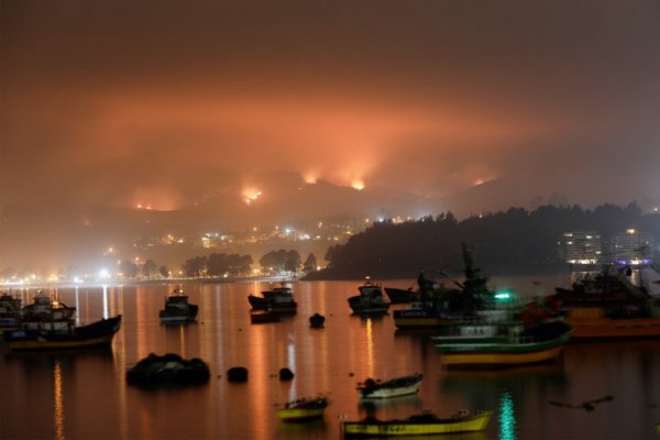 <p>El sur de Chile bajo fuego.</p>
