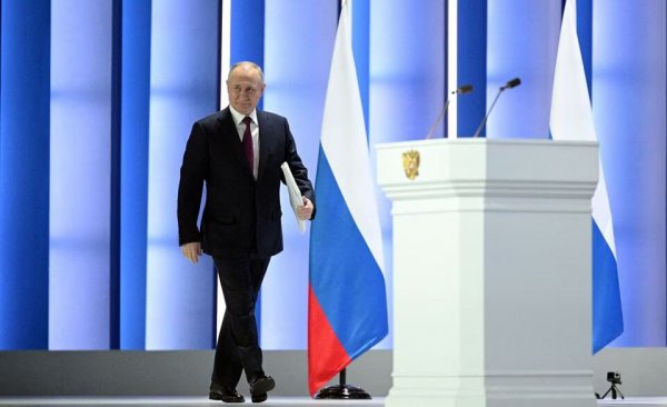 <p>Putin presenta la guerra contra Ucrania como una batalla por la supervivencia de Rusia</p>