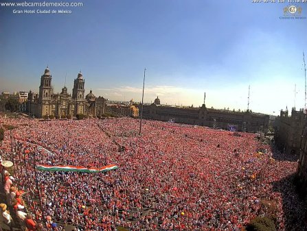 Protestas masivas en México contra reforma electoral promovida por el presidente