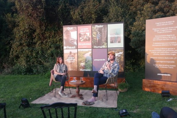 <p> Tania Garimani y Alex Perry, de Patagonia en Latinoamérica.</p>