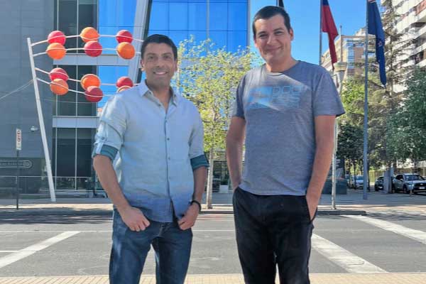<p>Felipe Acevedo y Carlo D´Agostino de Proptech Chile.</p>