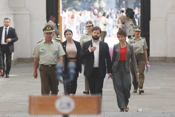 <p>El asesinato de carabinera Rita Olivares concentró la agenda del Gobierno. Foto: Agencia UNO</p>