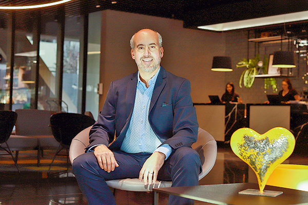 <p>Cristóbal Dib, CEO de Olá Hoteles. Foto: Veronica Ortíz</p>