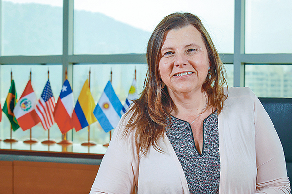 <p>Heike Paulmann, presidenta de Cencosud.</p>
