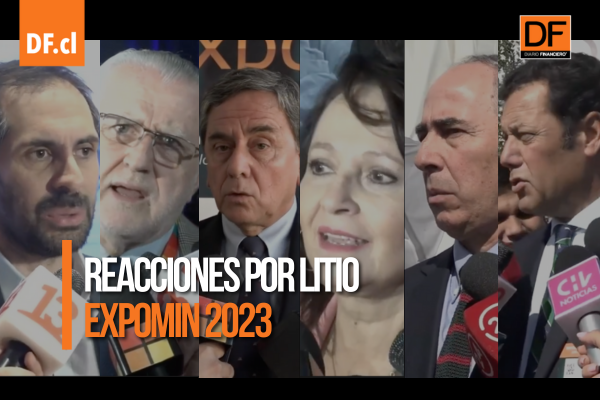 <p>Ahora en DF | Así fueron algunas de las reacciones en Expomin 2023 por estrategia nacional del litio</p>