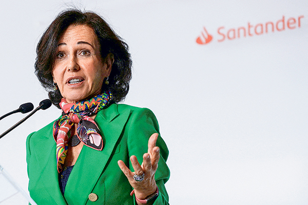 <p>La presidenta de Banco Santander, Ana Botín. Foto: Reuters</p>