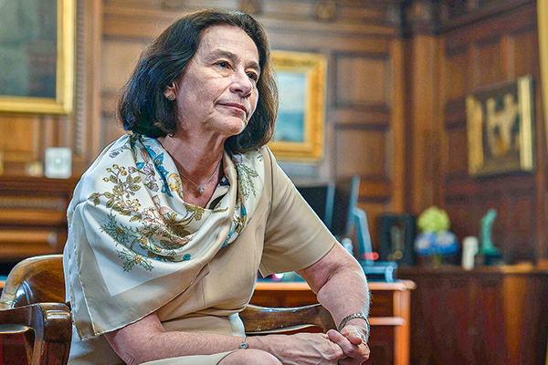 <p>Presidenta del B. Central, Rosanna Costa, expuso en un evento de Aipef. Foto: Julio Castro</p>