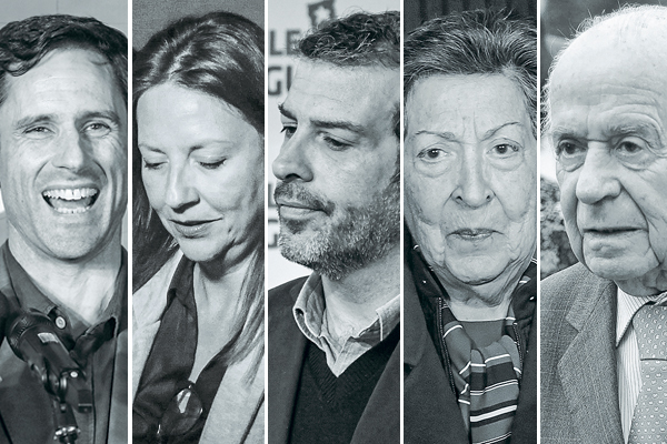 <p>Luis Silva, consejero electo por el Partido Republicano. Natalia Piergentili, no salió electa por la Región Metropolitana. Rodrigo Delgado, fue candidato por la Región Metropolitana. Carmen Frei, no salió electa por la Región Metropolitana. Andrés Zaldívar, candidato de la DC por Aysén.</p>